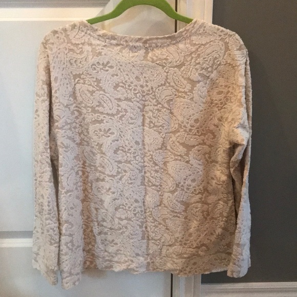 Liz Claiborne Lace-detailed Sweater - Picture 4 of 5